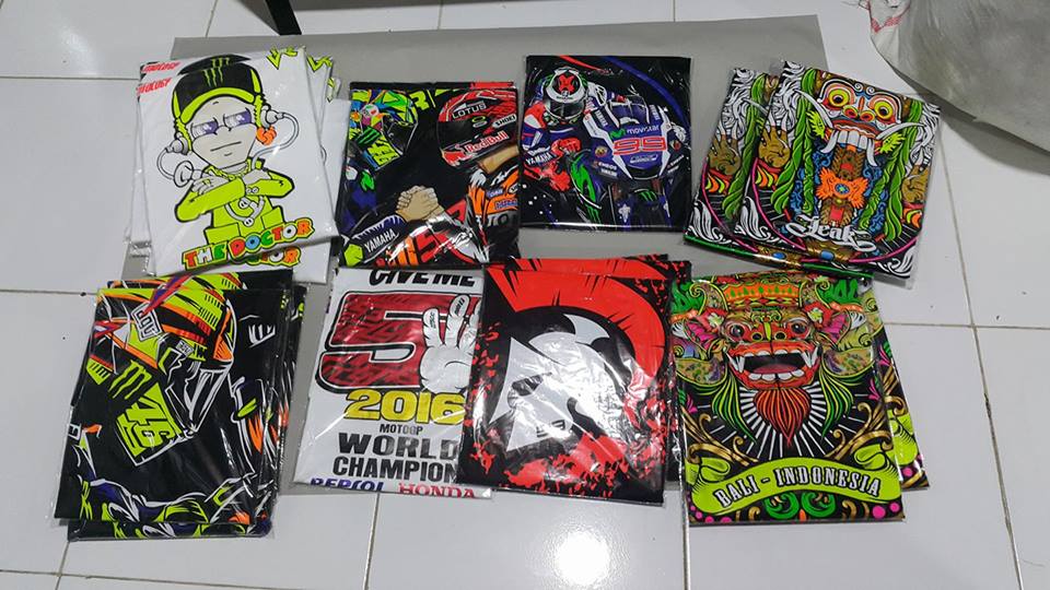 kaos stabilo hasil sablon digital menggunakan transfer paper stabilo ronita